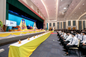 มรท. จัดพิธีอัญเชิญตราพระราชลัญจกร