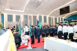 มรท. จัดพิธีอัญเชิญตราพระราชลัญจกร