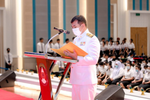 มรท. จัดพิธีอัญเชิญตราพระราชลัญจกร