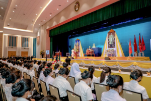 มรท. จัดพิธีอัญเชิญตราพระราชลัญจกร