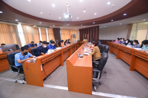 การประชุมเพื่อขับเคลื่อนและติดตามผลการดำเนินงานตามตัวชี้วัดของแผนปฏิบัติราชการ ประจำปีงบประมาณ พ.ศ.2566 ครั้งที่ 1/65