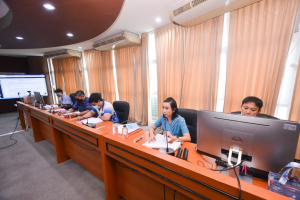 การประชุมเพื่อขับเคลื่อนและติดตามผลการดำเนินงานตามตัวชี้วัดของแผนปฏิบัติราชการ ประจำปีงบประมาณ พ.ศ.2566 ครั้งที่ 1/65