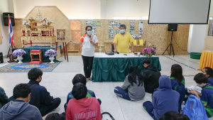 คณะเทคโนโลยีสารสนเทศ นำ นศ. ร่วมกิจกรรมอบรมคุณธรรมจริยธรรมตามศาสตร์พระราชา