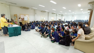 คณะเทคโนโลยีสารสนเทศ นำ นศ. ร่วมกิจกรรมอบรมคุณธรรมจริยธรรมตามศาสตร์พระราชา