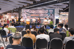 อธิการบดี มรท. ร่วมแถลงข่าวการจัดงานทำบุญเมืองลพบุรี ครั้งที่ 23