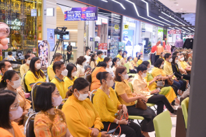 มรภ.เทพสตรี และ กระทรวง อว. ชวนประชาชน จ.ลพบุรี พร้อมใจใส่เสื้อเหลือง ร่วมงาน งานดนตรีในสวน : H.M. Song อว. บรรเลงเพลงของพ่อ เทิดพระเกียรติ ร.9 