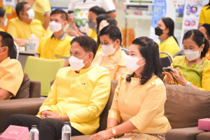 มรภ.เทพสตรี และ กระทรวง อว. ชวนประชาชน จ.ลพบุรี พร้อมใจใส่เสื้อเหลือง ร่วมงาน งานดนตรีในสวน : H.M. Song อว. บรรเลงเพลงของพ่อ เทิดพระเกียรติ ร.9 