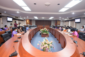 การประชุมหารือการเผยแพร่ข้อมูลผ่านเวปไซต์มหาวิทยาลัย และเวปไซต์หน่วยงาน เพื่อรองรับการเข้าสู่ World University Ranking
