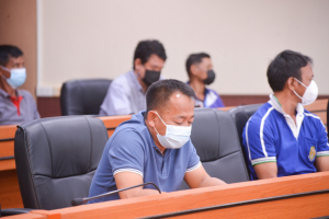 การประชุมมอบแนวนโยบายการบริหารงานและหารือการดำเนินงานของงานอาคารสถานที่และบริการ