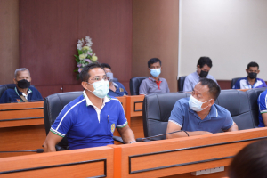 การประชุมมอบแนวนโยบายการบริหารงานและหารือการดำเนินงานของงานอาคารสถานที่และบริการ