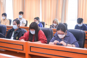 การประชุมมอบแนวนโยบายการบริหารงานและหารือการดำเนินงานของงานอาคารสถานที่และบริการ