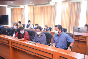 การประชุมมอบแนวนโยบายการบริหารงานและหารือการดำเนินงานของงานอาคารสถานที่และบริการ