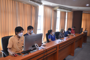 การประชุมมอบแนวนโยบายการบริหารงานและหารือการดำเนินงานของงานอาคารสถานที่และบริการ