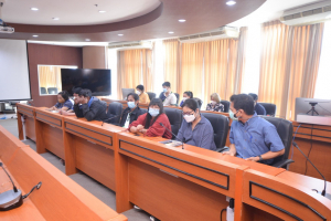การประชุมมอบแนวนโยบายการบริหารงานและหารือการดำเนินงานของงานอาคารสถานที่และบริการ