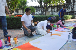 กิจกรรมวาดภาพพระบฏ งานทำบุญเมืองลพบุรี ครั้งที่ 23