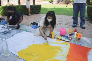 กิจกรรมวาดภาพพระบฏ งานทำบุญเมืองลพบุรี ครั้งที่ 23