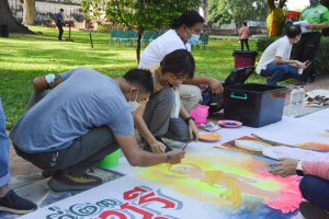 กิจกรรมวาดภาพพระบฏ งานทำบุญเมืองลพบุรี ครั้งที่ 23