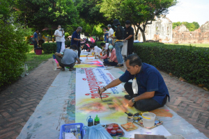 กิจกรรมวาดภาพพระบฏ งานทำบุญเมืองลพบุรี ครั้งที่ 23