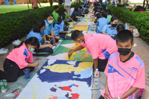 กิจกรรมวาดภาพพระบฏ งานทำบุญเมืองลพบุรี ครั้งที่ 23