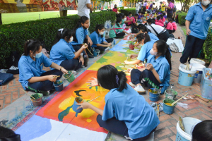 กิจกรรมวาดภาพพระบฏ งานทำบุญเมืองลพบุรี ครั้งที่ 23