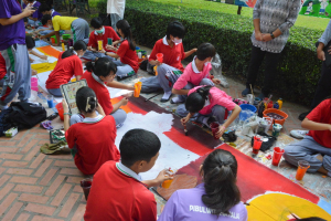 กิจกรรมวาดภาพพระบฏ งานทำบุญเมืองลพบุรี ครั้งที่ 23