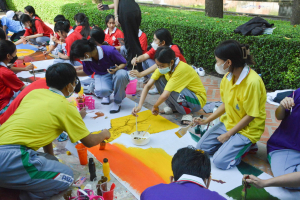 กิจกรรมวาดภาพพระบฏ งานทำบุญเมืองลพบุรี ครั้งที่ 23