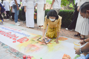 กิจกรรมวาดภาพพระบฏ งานทำบุญเมืองลพบุรี ครั้งที่ 23