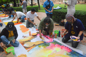 กิจกรรมวาดภาพพระบฏ งานทำบุญเมืองลพบุรี ครั้งที่ 23