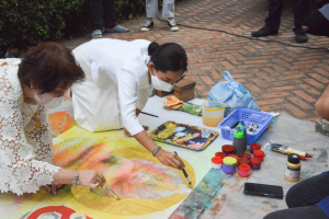 กิจกรรมวาดภาพพระบฏ งานทำบุญเมืองลพบุรี ครั้งที่ 23