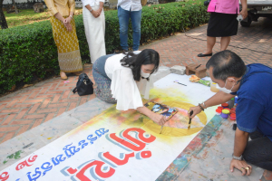 กิจกรรมวาดภาพพระบฏ งานทำบุญเมืองลพบุรี ครั้งที่ 23