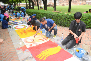 กิจกรรมวาดภาพพระบฏ งานทำบุญเมืองลพบุรี ครั้งที่ 23