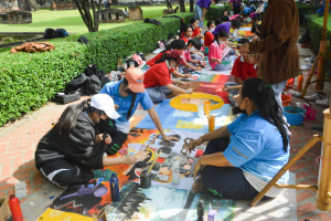 กิจกรรมวาดภาพพระบฏ งานทำบุญเมืองลพบุรี ครั้งที่ 23