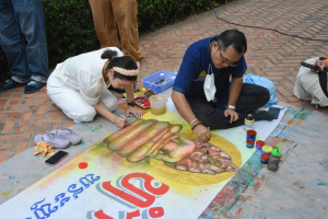 กิจกรรมวาดภาพพระบฏ งานทำบุญเมืองลพบุรี ครั้งที่ 23