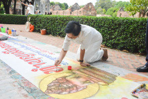 กิจกรรมวาดภาพพระบฏ งานทำบุญเมืองลพบุรี ครั้งที่ 23