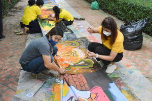 กิจกรรมวาดภาพพระบฏ งานทำบุญเมืองลพบุรี ครั้งที่ 23