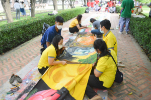 กิจกรรมวาดภาพพระบฏ งานทำบุญเมืองลพบุรี ครั้งที่ 23