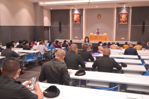 การประชุมเตรียมความพร้อมด้านสถานที่รับเสด็จทูลกระหม่อมหญิงอุบลรัตนราชกัญญา สิริวัฒนาพรรณวดี ในการเสด็จไปทรงติดตามโครงการ TO BE NUMBER ONE จ.ลพบุรี