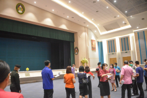 การประชุมเตรียมความพร้อมด้านสถานที่รับเสด็จทูลกระหม่อมหญิงอุบลรัตนราชกัญญา สิริวัฒนาพรรณวดี ในการเสด็จไปทรงติดตามโครงการ TO BE NUMBER ONE จ.ลพบุรี