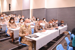 การประชุมเตรียมความพร้อมรับเสด็จ ทูลกระหม่อมหญิงอุบลรัตนราชกัญญา สิริวัฒนาพรรณวดี ในการเสด็จติดตามผลการดำเนินงานโครงการ TO BE NUMBER ONE จ.ลพบุรี และทรงเปิดชมรมและศูนย์เพื่อนใจ TO BE NUMBER ONE
