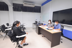 มรท.จัดสอบสัมภาษณ์ นศ.ภาคปกติ รอบที่ 1 โควตา/Portfolio ประจำปีการศึกษา 2566