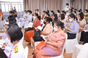 มรภ.เทพสตรี จัดพิธีเจริญจิตภาวนาถวายพระพรชัยมงคล สมเด็จพระเจ้าลูกเธอ เจ้าฟ้าพัชรกิติยาภาฯ ให้ทรงหายจากพระอาการประชวร
