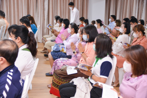 มรภ.เทพสตรี จัดพิธีเจริญจิตภาวนาถวายพระพรชัยมงคล สมเด็จพระเจ้าลูกเธอ เจ้าฟ้าพัชรกิติยาภาฯ ให้ทรงหายจากพระอาการประชวร
