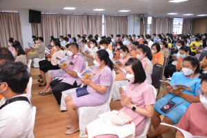 มรภ.เทพสตรี จัดพิธีเจริญจิตภาวนาถวายพระพรชัยมงคล สมเด็จพระเจ้าลูกเธอ เจ้าฟ้าพัชรกิติยาภาฯ ให้ทรงหายจากพระอาการประชวร