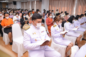 มรภ.เทพสตรี จัดพิธีเจริญจิตภาวนาถวายพระพรชัยมงคล สมเด็จพระเจ้าลูกเธอ เจ้าฟ้าพัชรกิติยาภาฯ ให้ทรงหายจากพระอาการประชวร