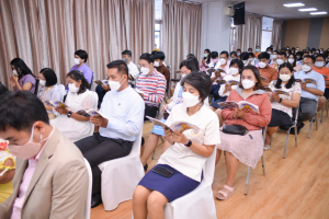 มรภ.เทพสตรี จัดพิธีเจริญจิตภาวนาถวายพระพรชัยมงคล สมเด็จพระเจ้าลูกเธอ เจ้าฟ้าพัชรกิติยาภาฯ ให้ทรงหายจากพระอาการประชวร
