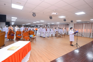 มรภ.เทพสตรี จัดพิธีเจริญจิตภาวนาถวายพระพรชัยมงคล สมเด็จพระเจ้าลูกเธอ เจ้าฟ้าพัชรกิติยาภาฯ ให้ทรงหายจากพระอาการประชวร