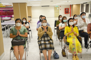 คณะมนุษยศาสตร์ฯ จัดพิธีทำบุญตักบาตรเนื่องในโอกาสวันขึ้นปีใหม่