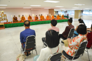 คณะมนุษยศาสตร์ฯ จัดพิธีทำบุญตักบาตรเนื่องในโอกาสวันขึ้นปีใหม่