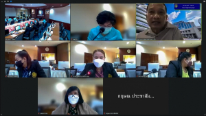 การประชุม คกก.ตรวจสอบประจำมหาวิทยาลัยราชภัฏเทพสตรี ครั้งที่ 11/65