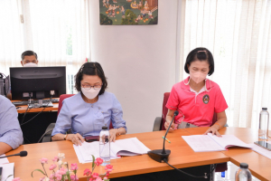 การประชุม คกก.ควบคุมภายในและบริหารจัดการความเสี่ยง มรท. ครั้งที่ 1/66